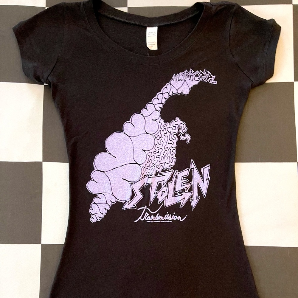 NWT Stolen Transmissions indie record label juniors top small